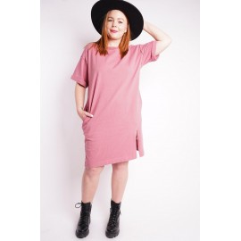 Dahlia Jersey T-Shirt Dress, 2 Colors!