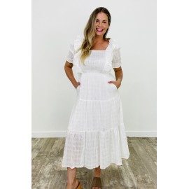 Shabby Chic Ruffle Bodice Dress