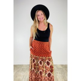 Lady Autumn Tiered Maxi Skirt - 3 Colors!