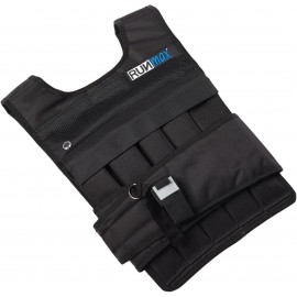 RUNMax Pro Weighted Vest 12lbs/ 20lbs/ 40lbs/ 50lbs/ 60lbs With Shoulder Pads Option