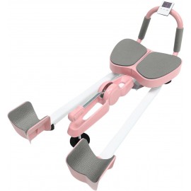 Pro Leg Stretcher Machine Adjustable 3 Bar Leg Split Extension Machine with Forward Reverse Magnetic Timer PU Cushion Flexibility Stretching Equipment to Stretch and Relax Muscles