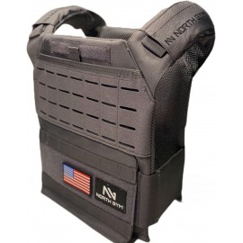 Adjustable Weighted Vest/Incl. 2 Innovative Moulded Weights for Best fit / 14lbs / 20lbs/ 30lbs