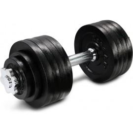 Yes4All Adjustable Dumbbell Set with Weight Plates/Connector - Exercise & Workout Equipment - Size Options 40lbs to 200lbs