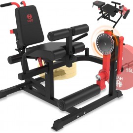 HVO Leg Extension and Curl Machine - Leg Extension Exercise Machines for Home Gym with Adjustable Seat Backrest and Rotary Leg Extenstion Leg Hamstring Workout and Quadriceps Exercises Equipment