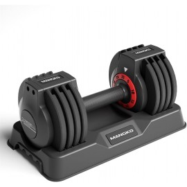 Adjustable Dumbbell 25LB Single Dumbbell 5 in 1  Dumbbell Weight Adjust with Anti-Slip Metal Handle, Ideal for Full-Body Home Gym Workouts