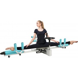 Leg Stretcher- 330lbs Heavy Duty Split Machine for Leg Stretching, Flexibility Stretching Equipment for Martial Arts, Gymnastics, Fitness Beauty, Cyan