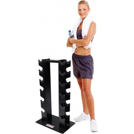 DF5100 6 Pair Vertical Dumbbell Rack by Deltech Fitness