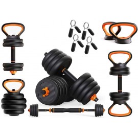 Adjustable Weights Dumbbells Set，Weights Dumbbells Sets for Women and Men，Dumbbells 66 lbs Pair