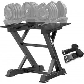 Adjustable Dumbbell Rack Weight Rack Heavy Duty, Home Gym Dumbbell Storage Stand Holder, Black