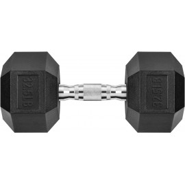 Hex Dumbbell Rubber Encased Dumbbell Strength Training Hex Dumbbell, Hand Weight For Workout & Exercise