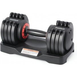 Adjustable Dumbbell Set 25/55LB Dumbbell Weights,  Weights Dumbbell with Anti-Slip Handle, Suitable for Home Gym Full Body Workout Fitness