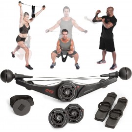 OYO Personal Gym - Full Body Portable Gym: Home, Office or Travel - NASA SpiraFlex Resistance Technology