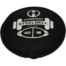 Hyperwear SteelBell - Hyper Flex 4-Way Stretch Neoprene, Patented No-Leak Slam Ball Kettlebell Strength Training - Sustainably Sourced USA Steel Shot