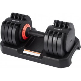 Adjustable Dumbbell Set 25/55LB Dumbbell Weights,  Weights Dumbbell with Anti-Slip Handle, Suitable for Home Gym Full Body Workout Fitness